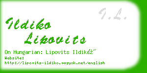 ildiko lipovits business card